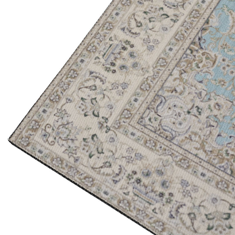 Thumbnail: European Printed Floor Mat, Short Velvet, Living Room Covered with Room Carpet,