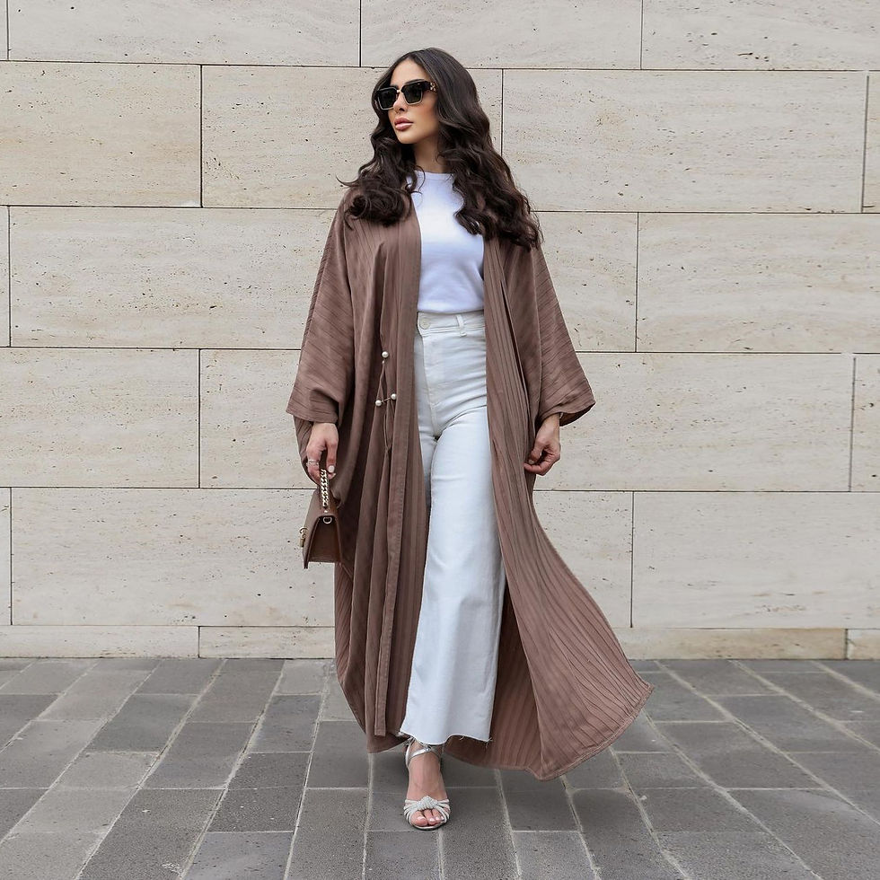 Imej kecil: Modest Abaya Ramadan Dubai Robe Femme Musulmane Turkey Kaftan Islamic Clothing