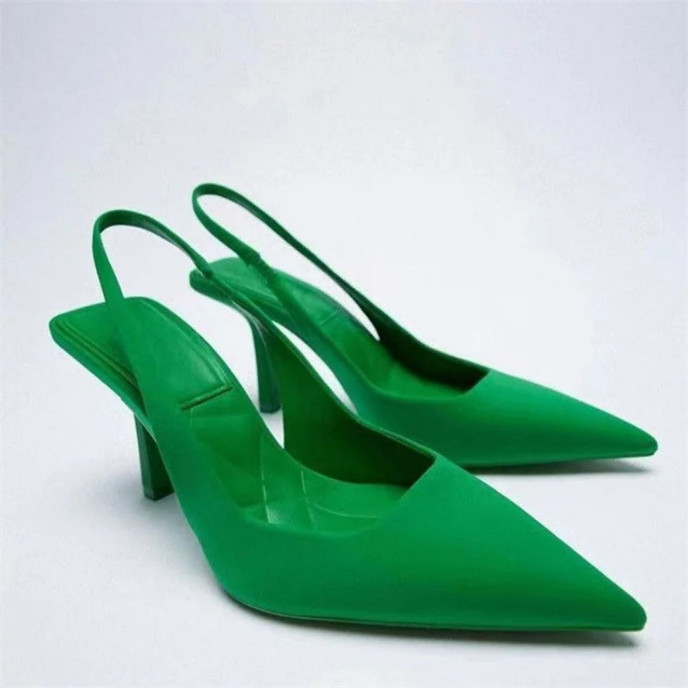 Thumbnail: 2024 Summer New Women's Shoes Fashion Womens Shoes Pointed High Heels Light Lad