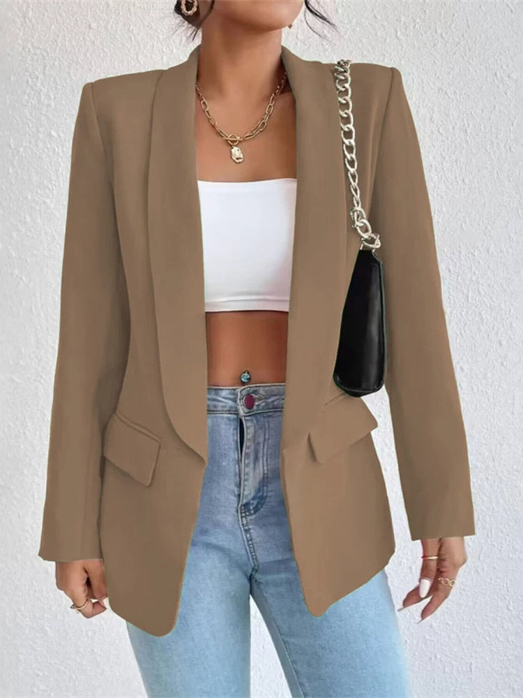 Imej kecil: Women's Blazer 2024 Spring New in Korean Fashion Elegant Commuter Casual Jacket