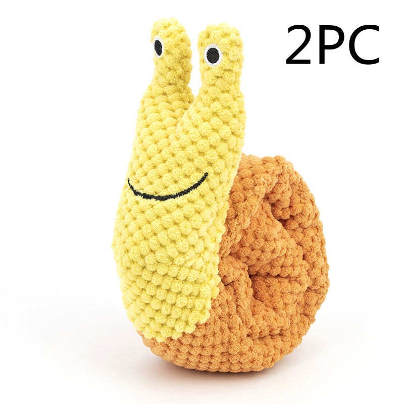 Thumbnail: Dog Snail Snuffle Toys Birthday Squeaky Pet Toys Brain Games Treat Dispensing F