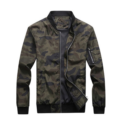 Thumbnail: DIMUSI Spring Autumn Men's Camouflage Jackets Male Coats Camo Bomber Jacket Man