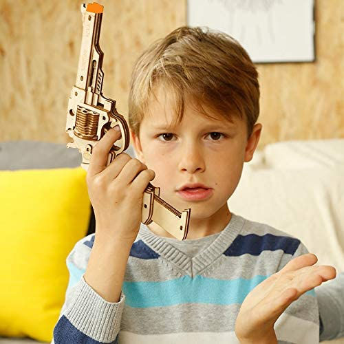 Robotime Gun Blocks Model Buliding Kit Toys Gift For Children Kids Boys Birthda