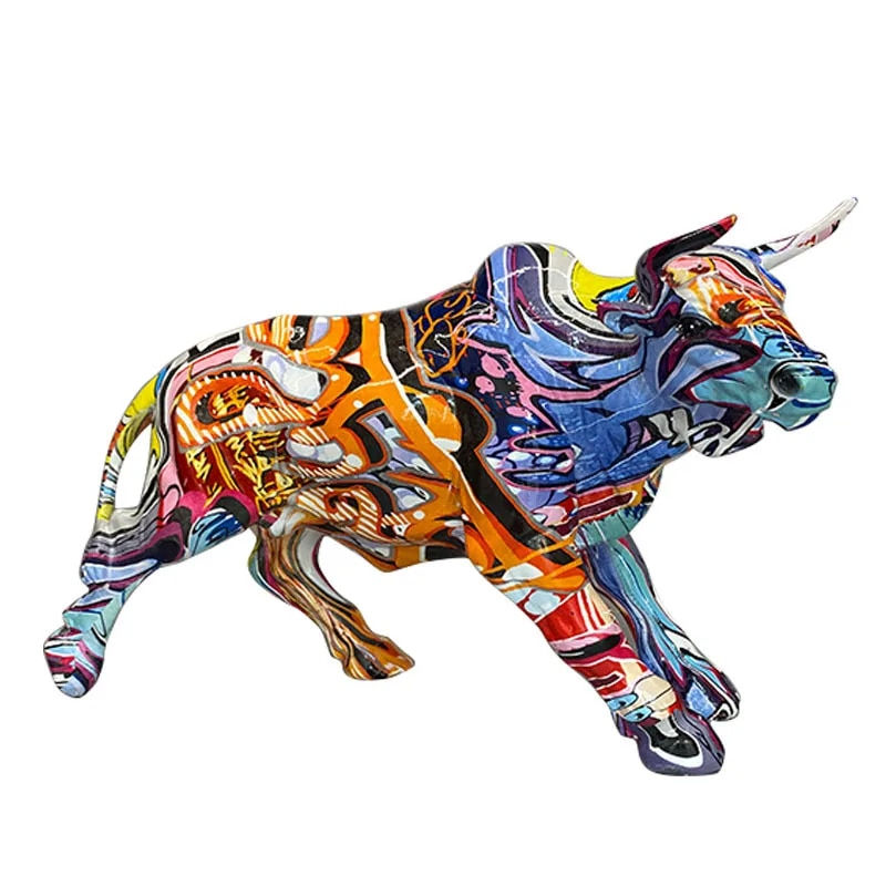 Μικρογραφία: Nordic Creative Nordic Creativity Wall Street Resin Bull Figurine Cattle OX Sta