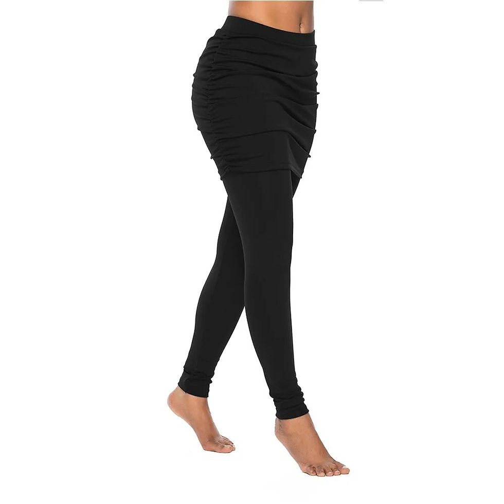 Miniatura: Fake Two Piece Leggings Pants Slim Leggings Women Pants Pantalon Pack Hip Pleat