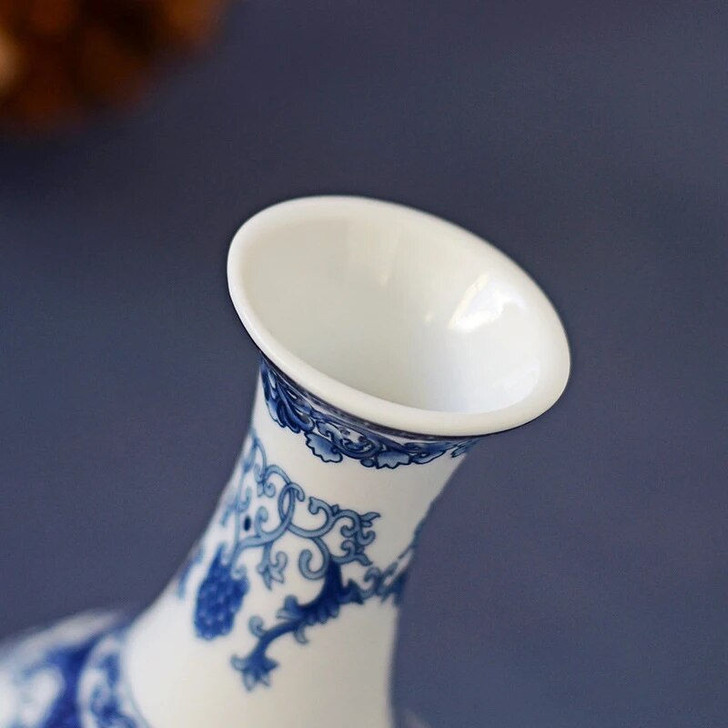 Thumbnail: Mini Flower Vase Ceramic Blue And White Vase Home Decor Living Room Decoration