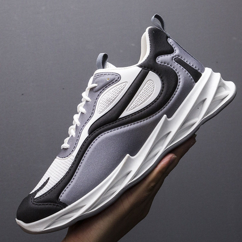 Miniaturbild: 2024 Summer Men's Cloth Shoes Breathable Thick-soled Casual Shoes Men's Korean 