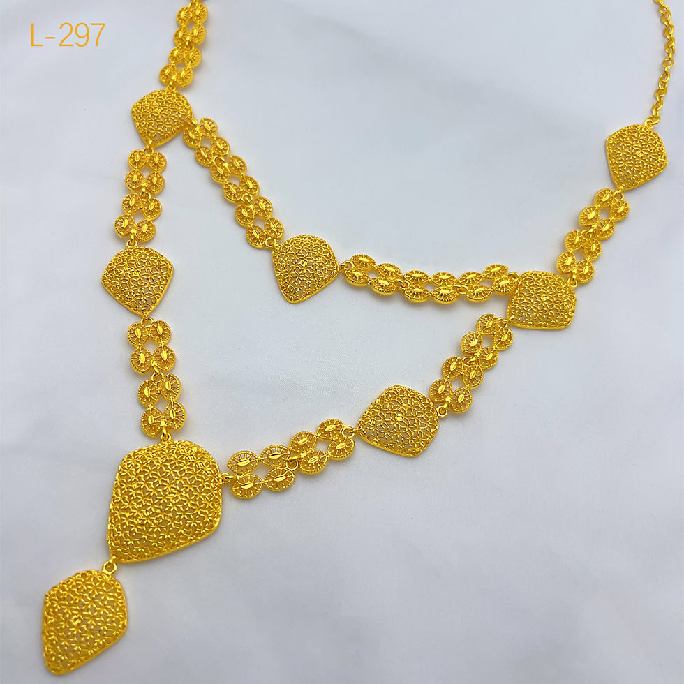 Thumbnail: ANIID Dubai 24K Gold Color Jewelry Sets Wedding African Necklace Earrings For W