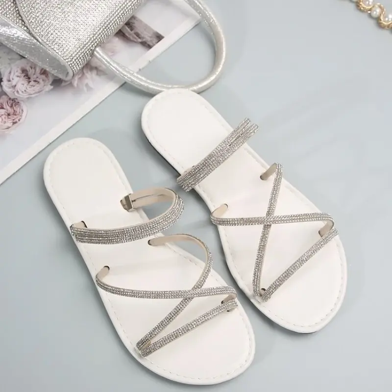 Miniature : Women Sandals 2024 Summer Fashion Pointed Open Toe Sexy Slim Heel Casual Plus S