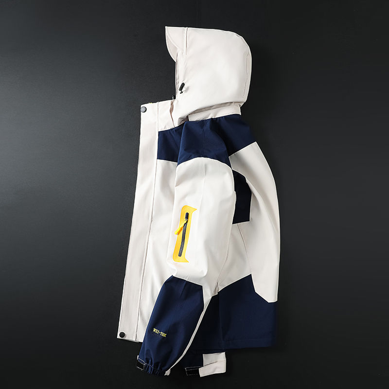 Thumbnail: Men's Autumn Jacket Camping Hiking Windproof Windbreaker Mens Waterproof Hooded
