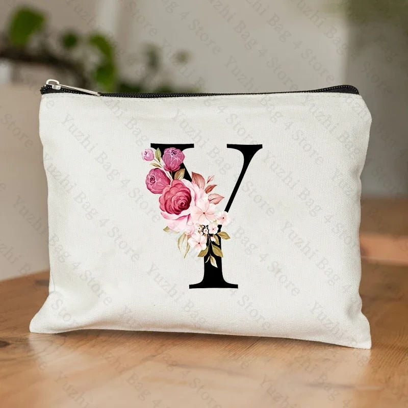 Miniatúra: A-Z Alphabet Cosmetic Storage Bag Initial Graduation Gifts for Teacher Flowers 