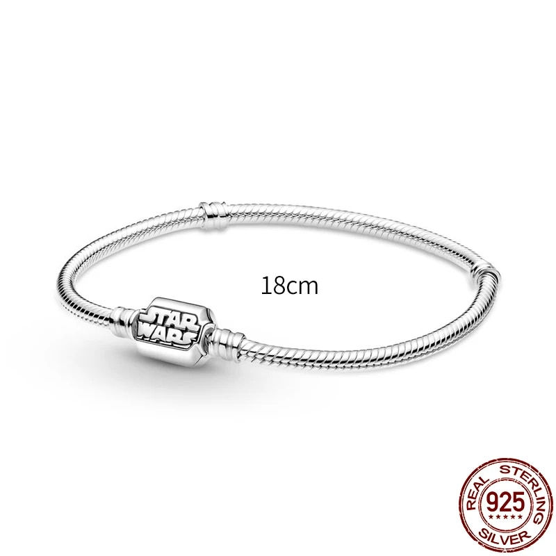 Thumbnail: New in 925 Sterling Silver Snake Chain Charm Bracelet Fits Pandach Original Pen