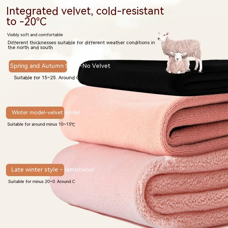 Thumbnail: Cloud Feeling Thin Velvet Shark Pants Autumn And Winter Fleece-lined Thick Legg