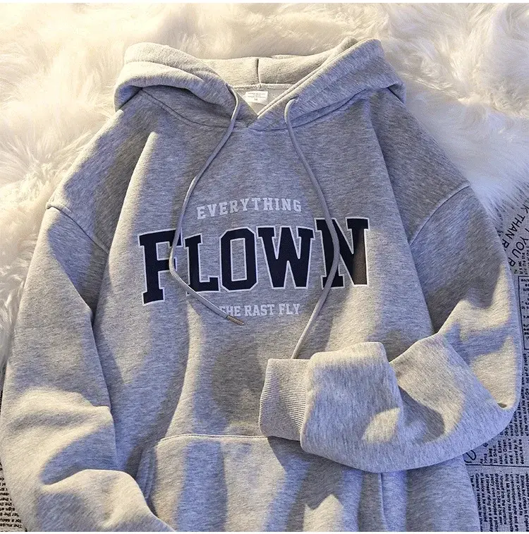 Thumbnail: 2024 Men's and women's hooded sweatshirt  long sleeved sweater  Korean style  H