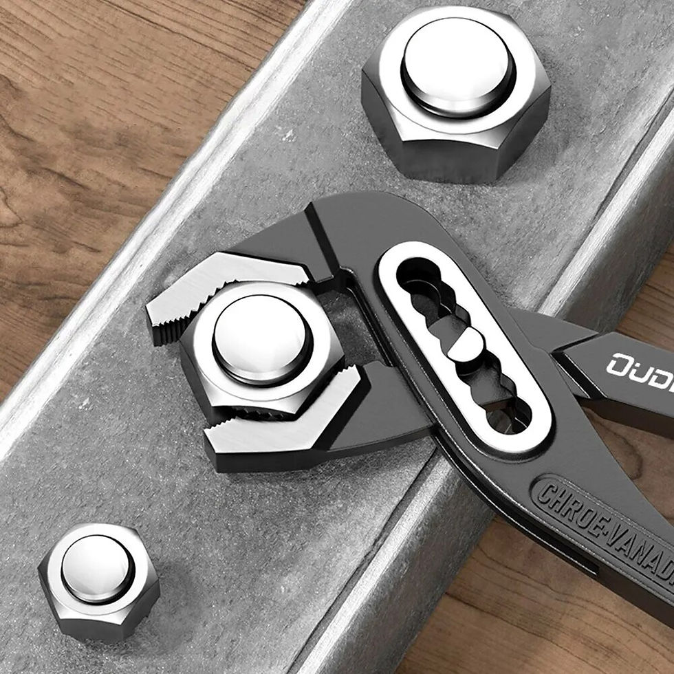 Thumbnail: Heavy Duty Pipe Wrenches Set Multifunctional Adjustable Opening Water Pipe Clam
