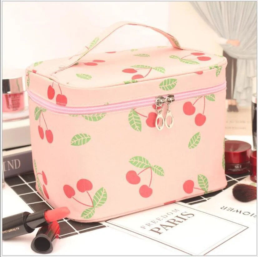 Thumbnail: Women'S Large Capacity Cosmetic Bag Toiletry Storage Organizer Beauty Pouch Gir