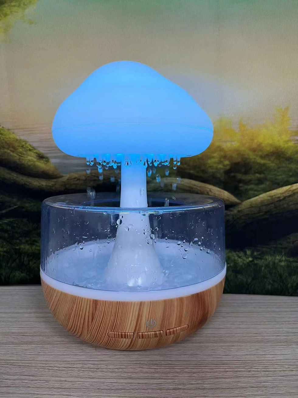 Thumbnail: Rain Cloud Aroma Humidifier Raining Humidifier Water Drop Humidifier
