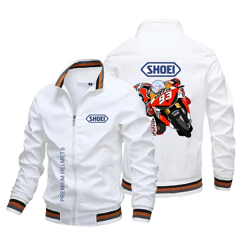 Thumbnail: High-end fashion SHOEI Motorcycle Racing Marquez Men's Jacket Casual Oversized 