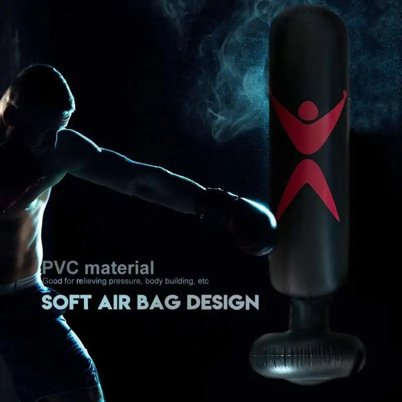 Thumbnail: Boxing Sack 160cm Inflatable High Quality Pressure Relief Thickening Fitness Tr