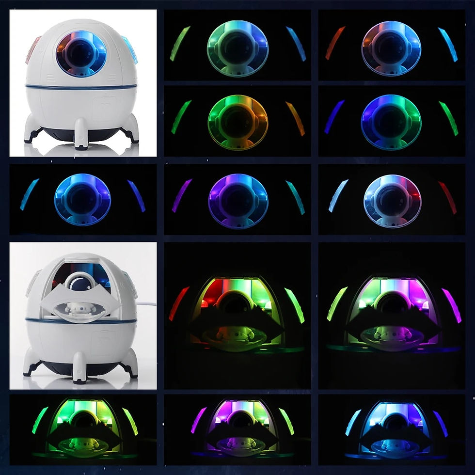 Thumbnail: 220ML Space Capsule Air Humidifier USB Ultrasonic Cool Mist Aromatherapy Water