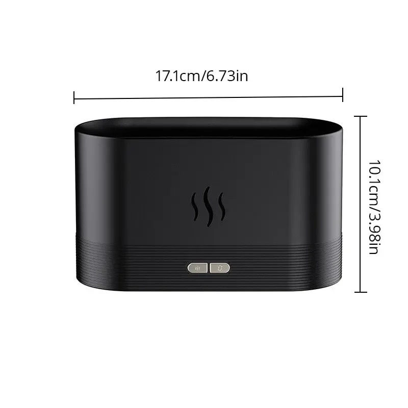 Thumbnail: Perfume Humidifier Ultrasonic Air Humidifier With LED Lighting Simulation Color