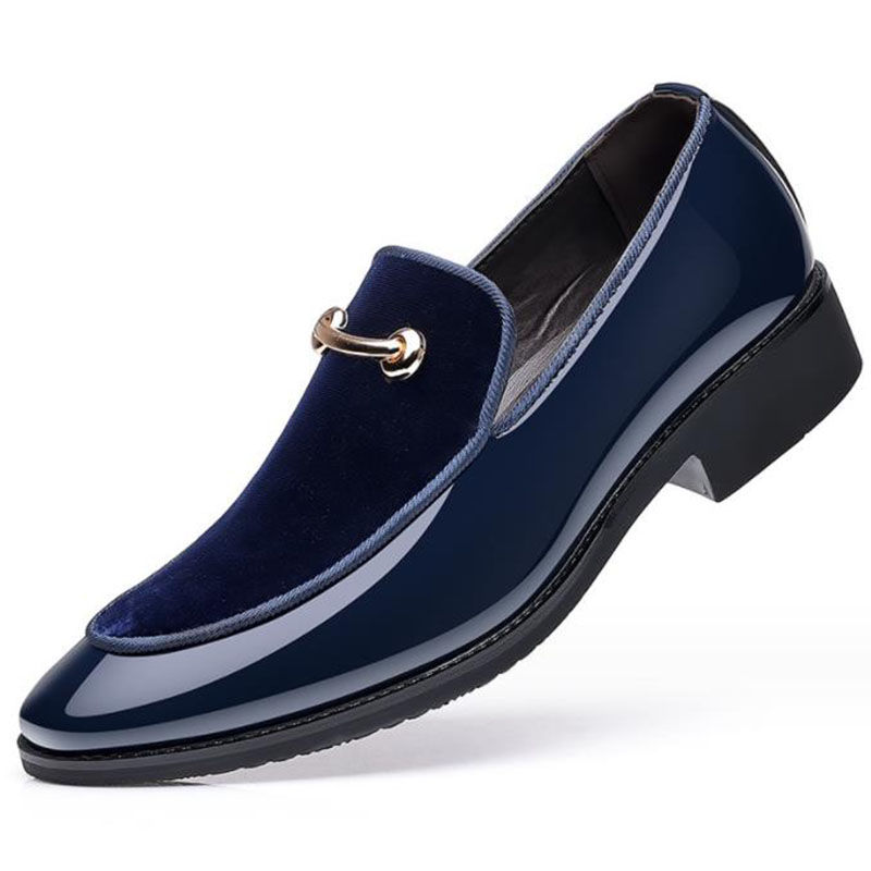 Thumbnail: Men's Dress Shoes Italian Fashion Oxford Shoes for Men Big Size Formal Leather