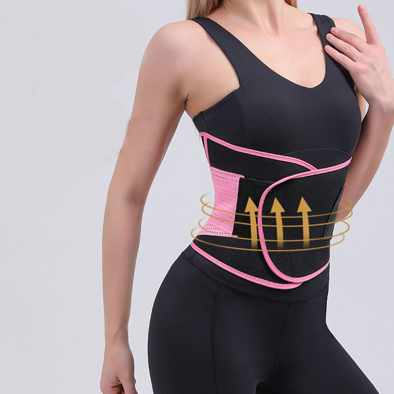 Imej kecil: Waist Trainer For Women Back Support Band & Tummy Control Body Shaper Sweat Wei
