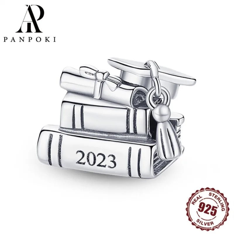 Thumbnail: HOT 92 style 925 Sterling Silver Chameleon Firefly Cute Animal Pendant Beads Fi