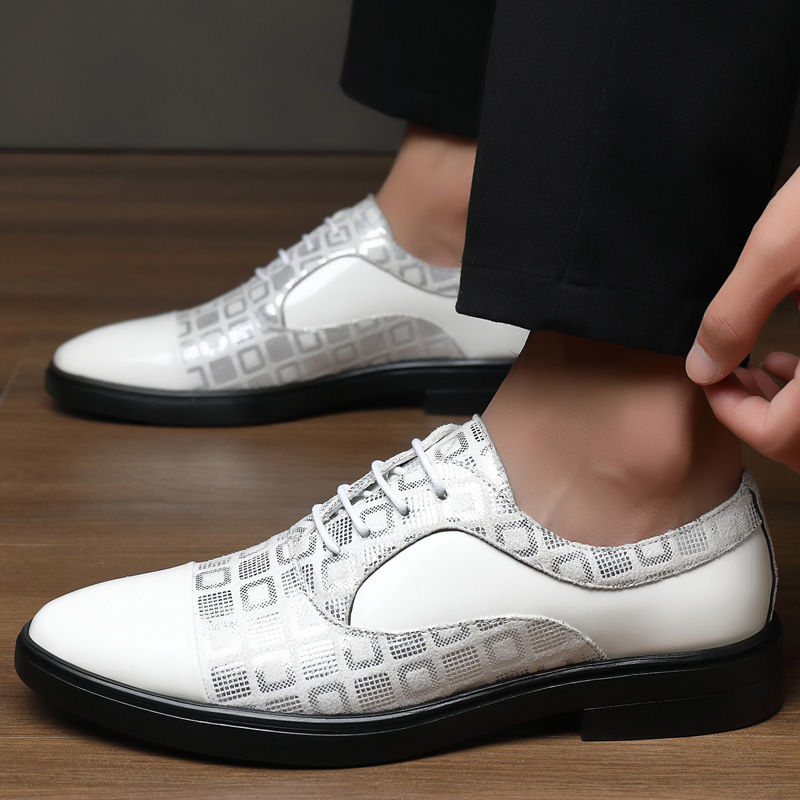 Miniatyrbilde: Slip on Men Dress Shoes Fashion Male Oxfords Italian Business Formal Men's Shoe