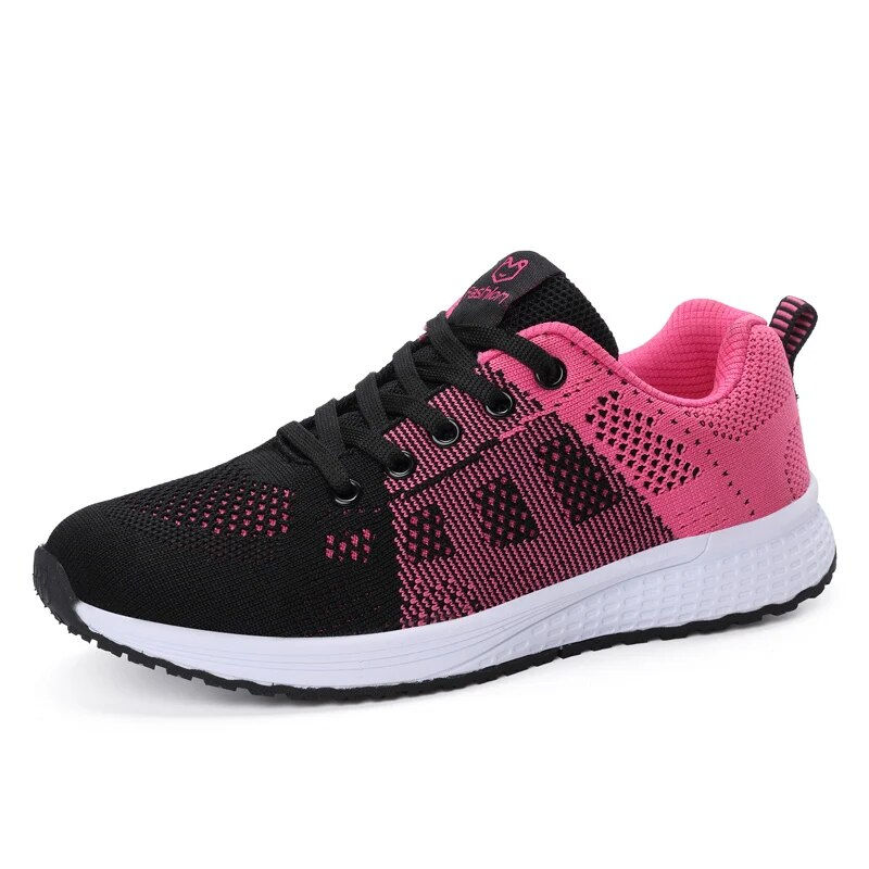 Thumbnail: 2023 Women Sport Shoes Fashion Platform Sneakers Ladies Spring Winter Flats Run