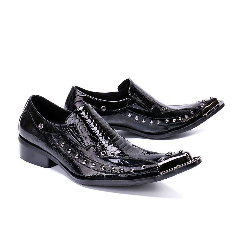 Thumbnail: 2024 italian Men's Genuine Leather Shoes Fashion Leather Formal Oxford Shoes Of