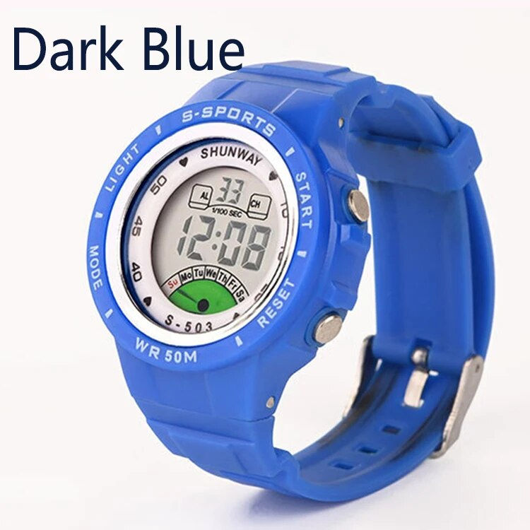 Thumbnail: UTHAI CE02 Kids Children's Watch Electronic Quartz WristWatch for Boy Girl 50m 