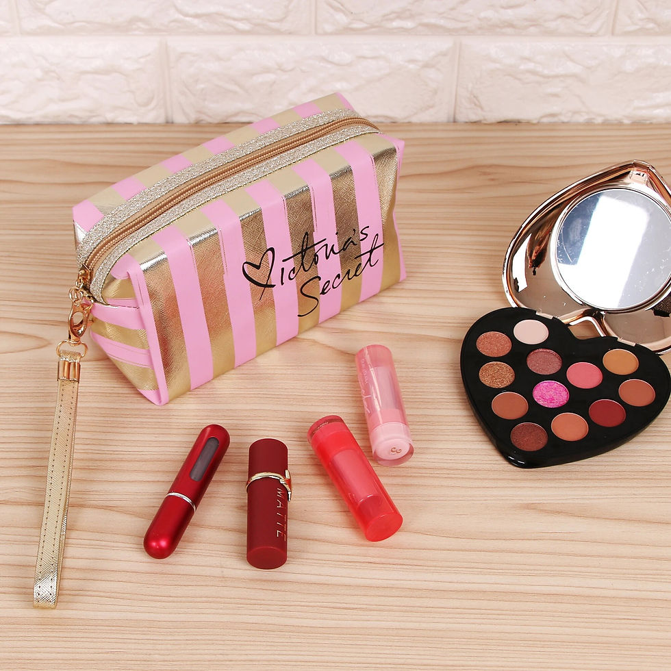Miniaturebillede: Waterproof PVC Laser Cosmetic Storage Bags Women Travel Organizer Case Mujer Bo