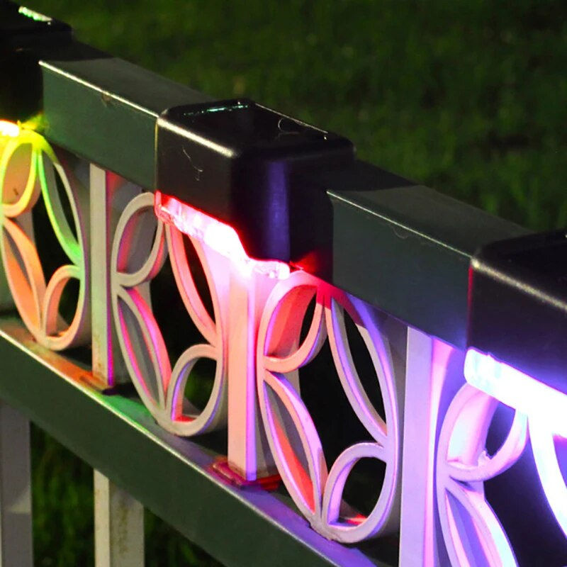 Miniaturebillede: LED Solar Stair Light Waterproof Stair Outdoor Garden Lights Power Balcony Step