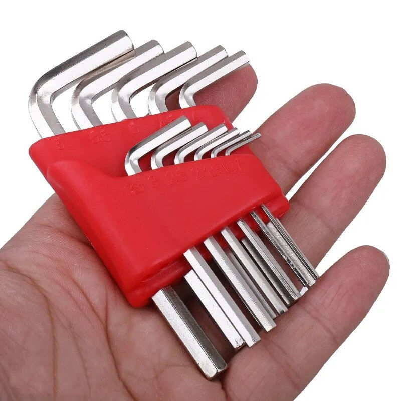 Miniatura: 5/8/11 Pcs Metric Allen Wrench Set Inch Wrench L Wrench Keys Size Allen Key Sho