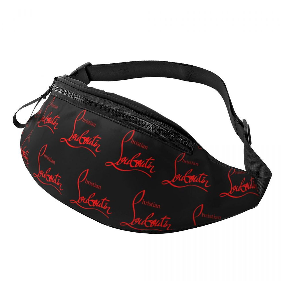 Thumbnail: custom Casual Christians High Heels Fanny Pack Women Men Louboutins Crossbody W