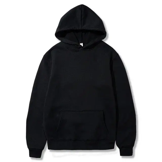 Thumbnail: Autumn Winter fleece Hip Hop Hoody Male Brand Casual Tops Hoodies Sweatshirts m