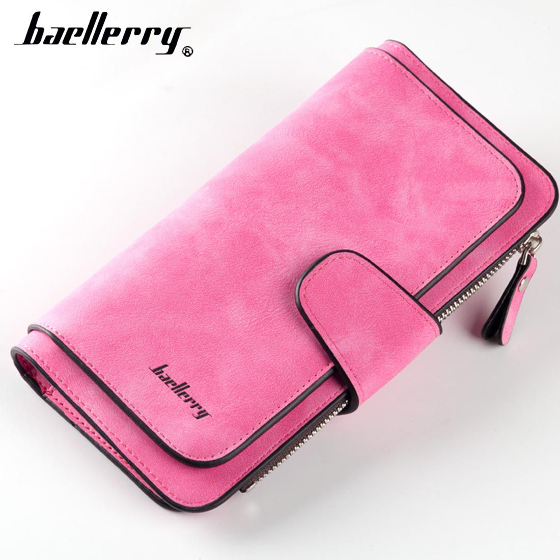 2023 Women Wallets Fashion Long PU Leather Top Quality Card Holder Classic Fema