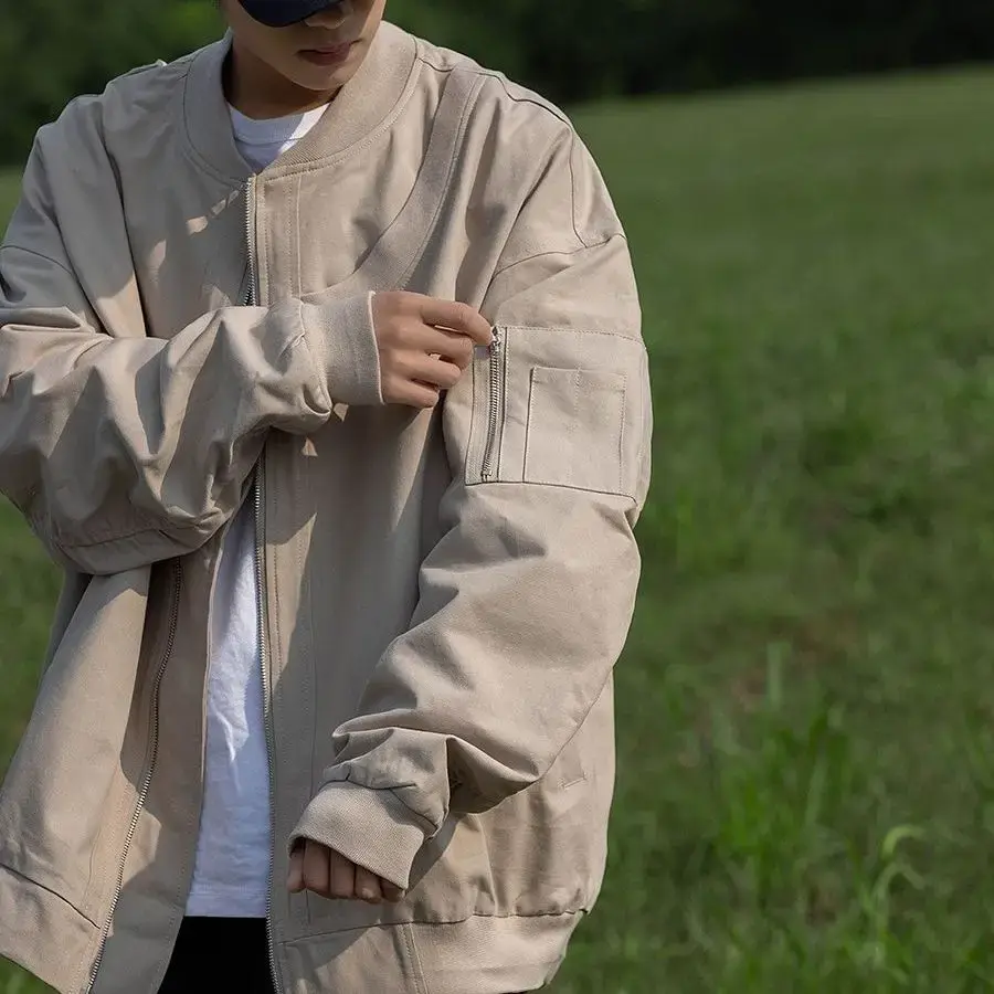 Thumbnail: Autumn Winter American Style Street Niche Baseball Jacket Loose Fit High Street