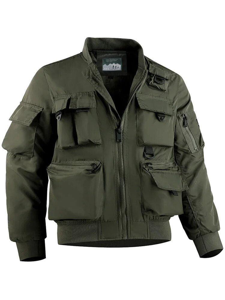 Thumbnail: 2023 Spring And Autumn Men's New Multifunctional Military Off-Road Jacket Multi
