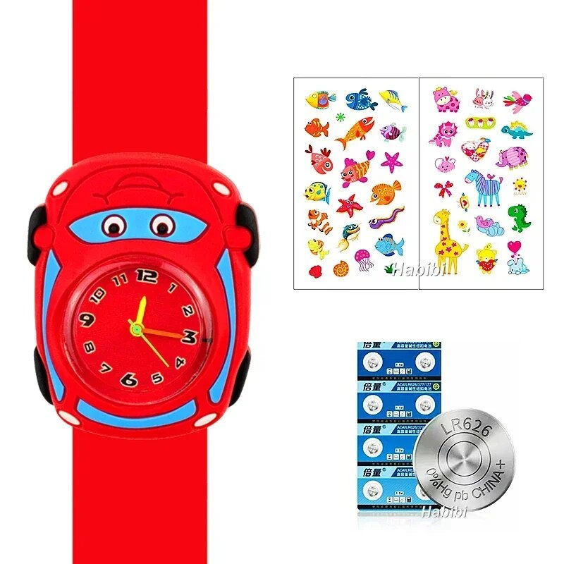 Thumbnail: 2024 New Exquisite Children Watches 2-14 Years Old Baby Study Time Toy Slap Bra