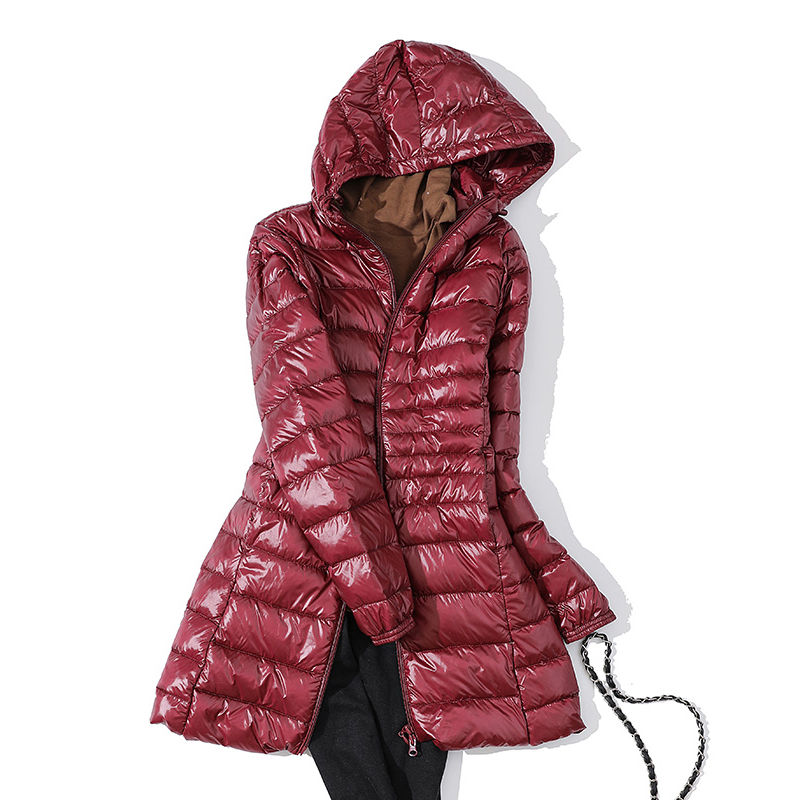 Women Puffer Jackets Ultralight Duck Down Jacket 2023 New Autumn Winter Portabl