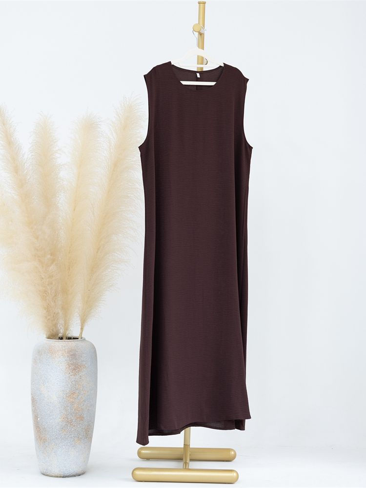 Thumbnail: Ramadan Sleeveless Abaya Turkey Islam Arabic Muslim Long Dress African Dresses 