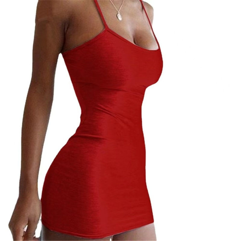 Thumbnail: Sexy Short Dress Nightclub Dress for Women Tight-Fitting Wrap Hip Over-The-Knee
