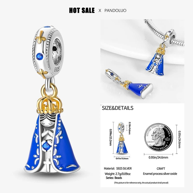 Thumbnail: 2024 New in Hot Sale Original Charm Beads Fit Pandora Bracelet For Women 925 Si