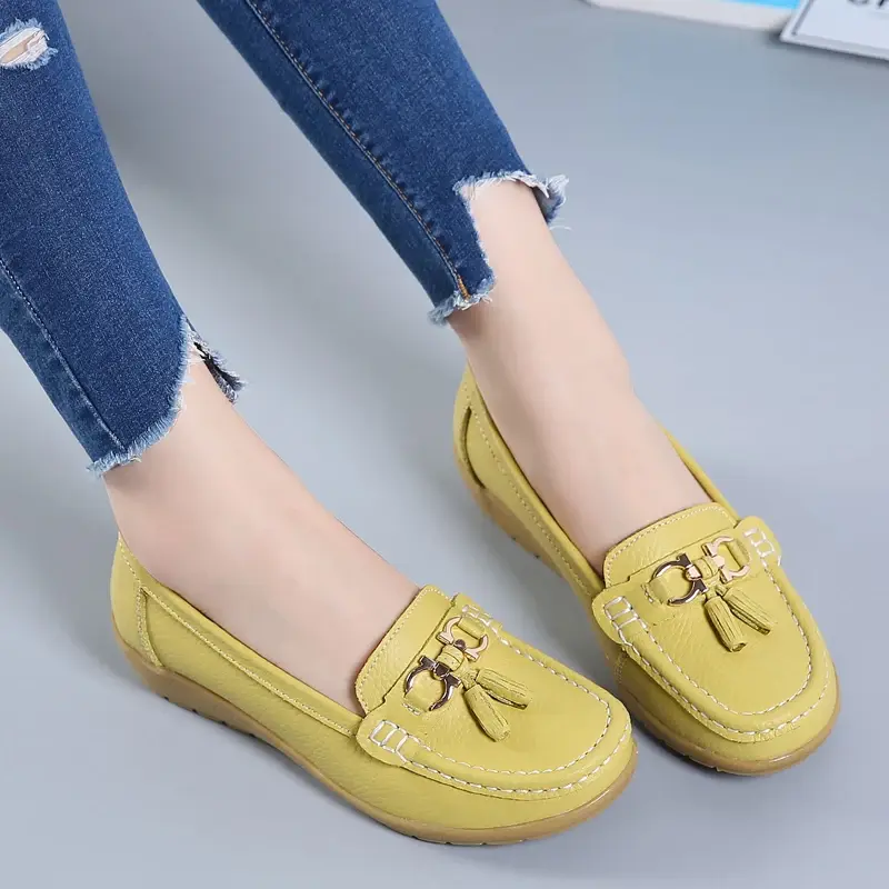 ภาพขนาดย่อ: Women Shoes Slip On Loafers For Ballet Flats Women Moccasins Casual Sneakers Za