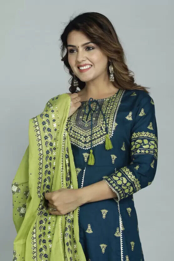 Miniatura: Women Kurti Set Indian Salwar Kameez Suit Dress Party Wear Designer
