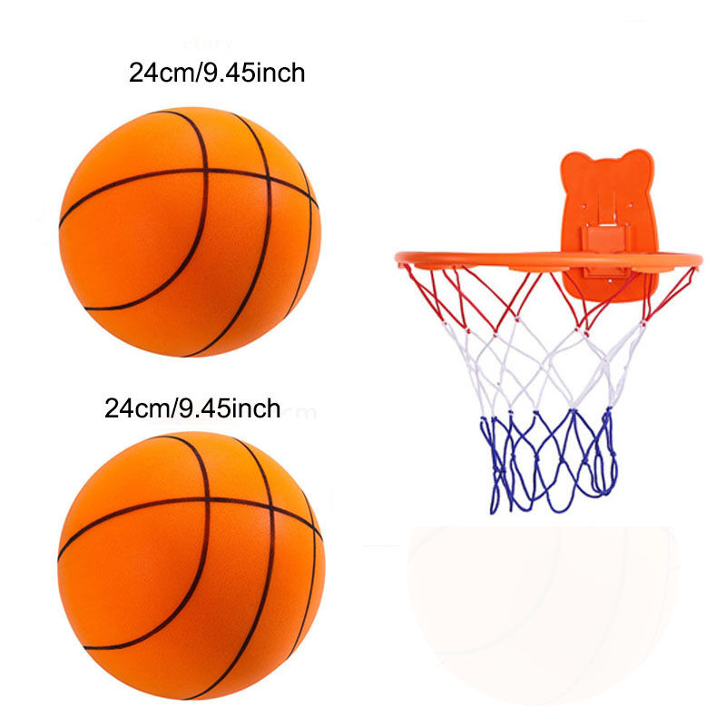 Miniatura: Silent Basketball Diameter 18/21/24 CM Indoor Mute Bouncing Basketball High Den
