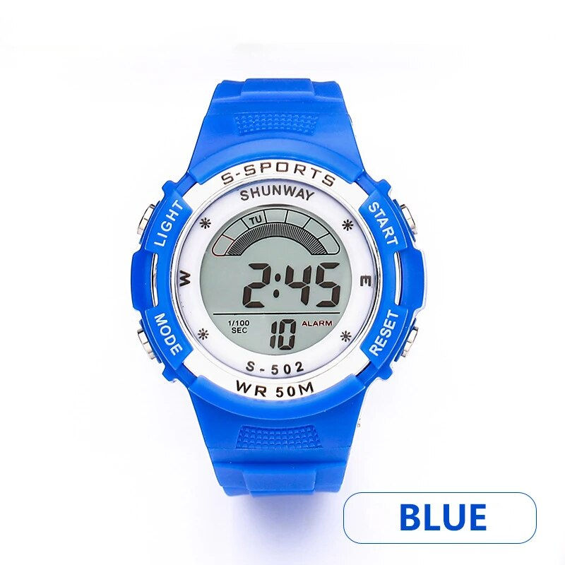 Thumbnail: UTHAI CE02 Kids Children's Watch Electronic Quartz WristWatch for Boy Girl 50m 