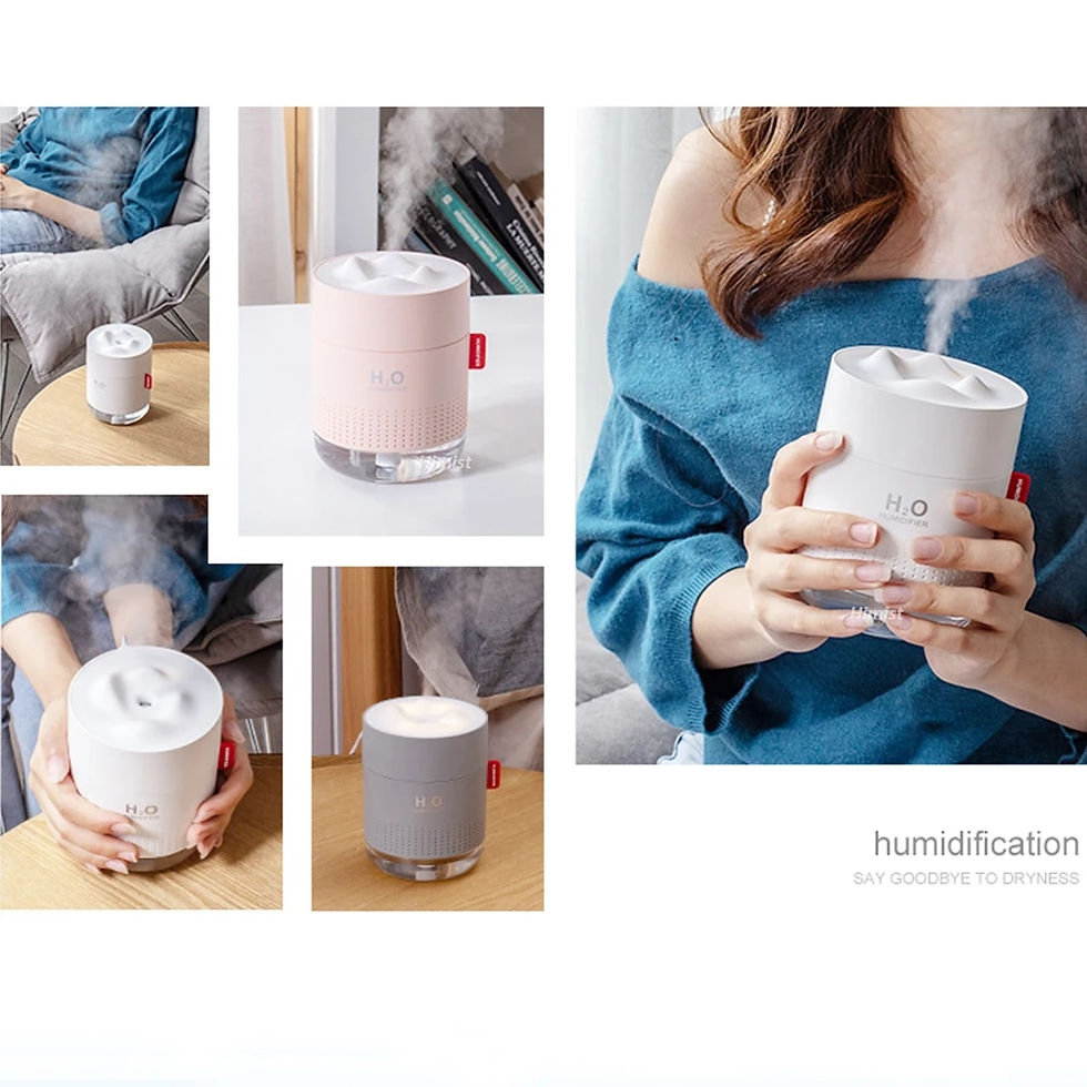 Miniatura: Ultrasonic Air Humidifier 500ML Snow Mountain USB Aroma Essential Oil Diffuser